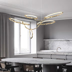 Cloud Rings Series Brass Chandelier Chandelier