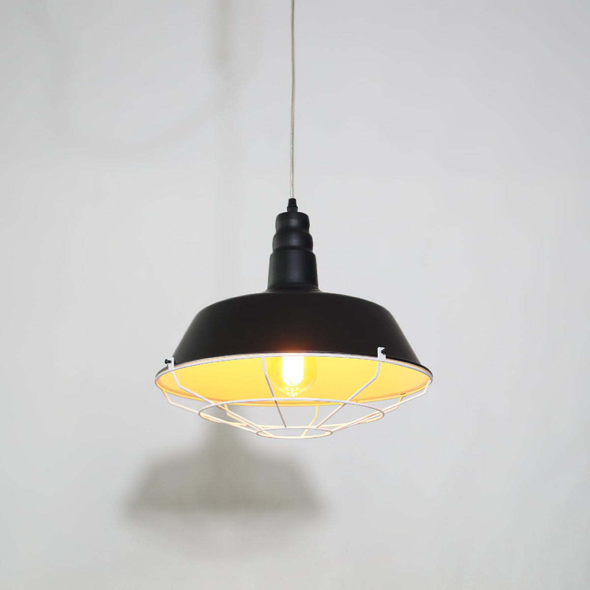 Red Barn Dome Pendant Light