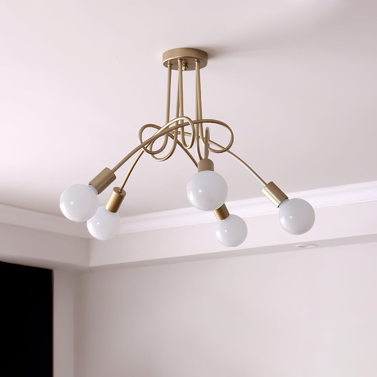 Colonial Sputnik Ceiling Lamp