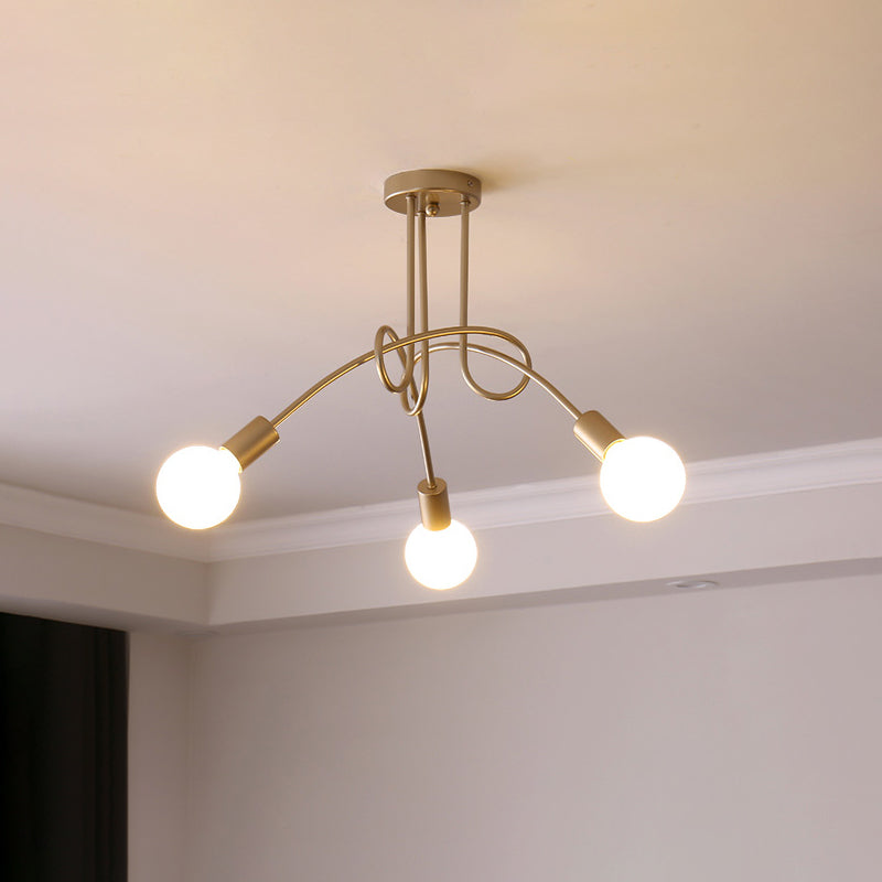 Colonial Sputnik Ceiling Lamp