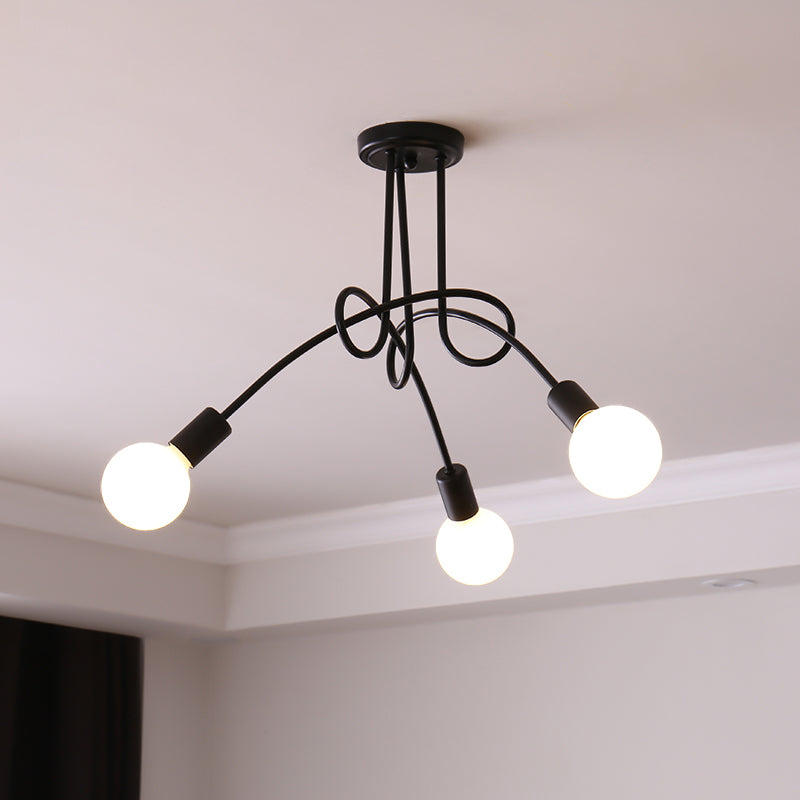 Colonial Sputnik Ceiling Lamp