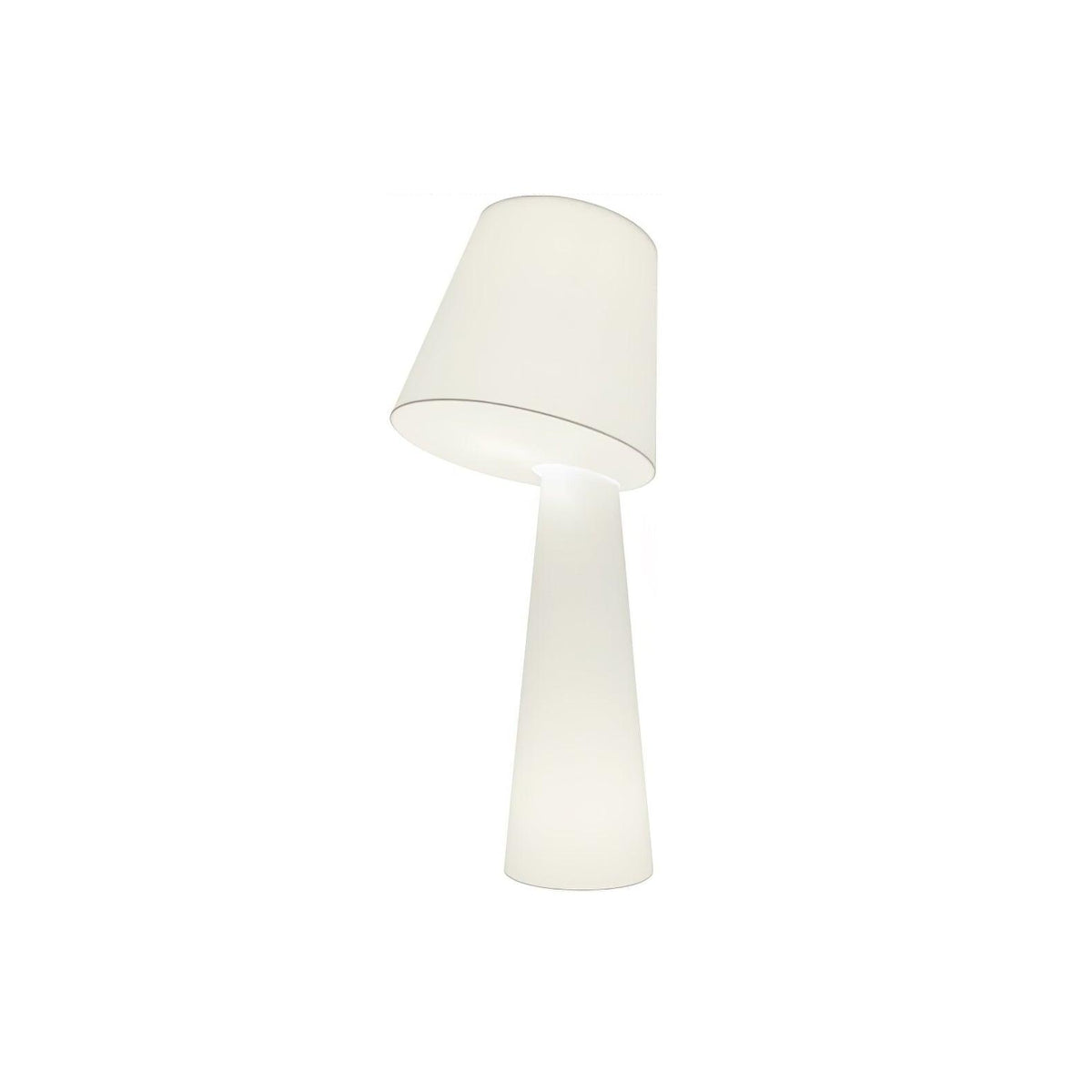 Column Fabric Floor Lamp Model A ∅ 22.8″ x H 59.1″ / Dia 58cm x H 150cm / White / US Plug Floor lamp
