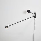 Precision Movement Wall Lamp W 48.8″ x H 7.9″ / W 124cm x H 20cm / Black / US Plug Wall lamp