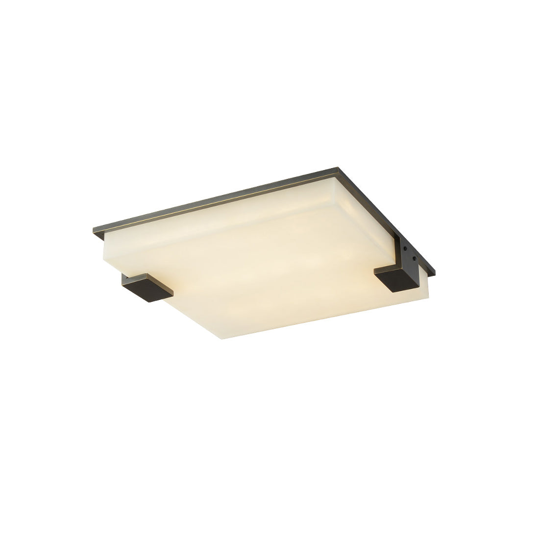 Covet Flush Mount Alabaster Ceiling Light