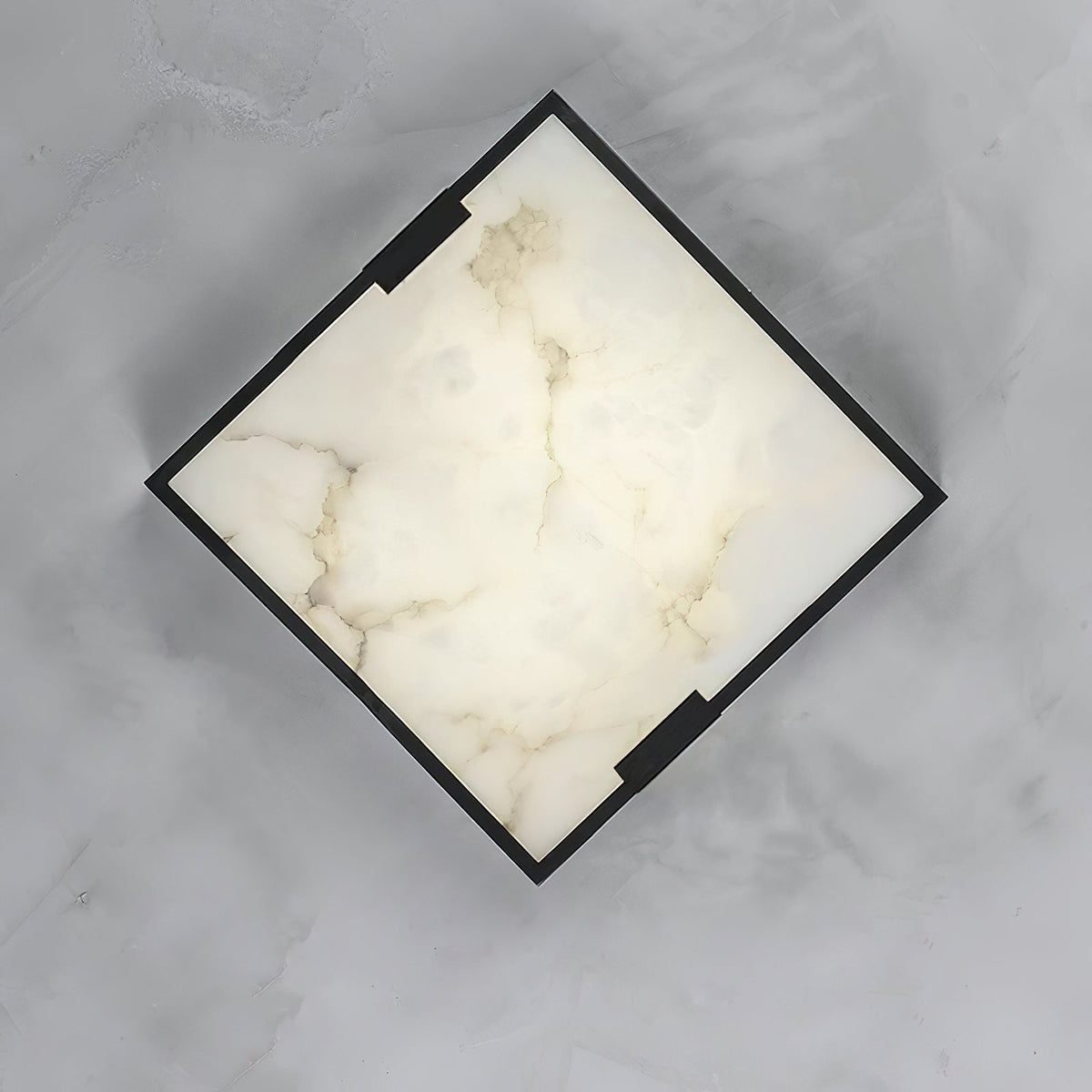 Covet Flush Mount Alabaster Ceiling Light