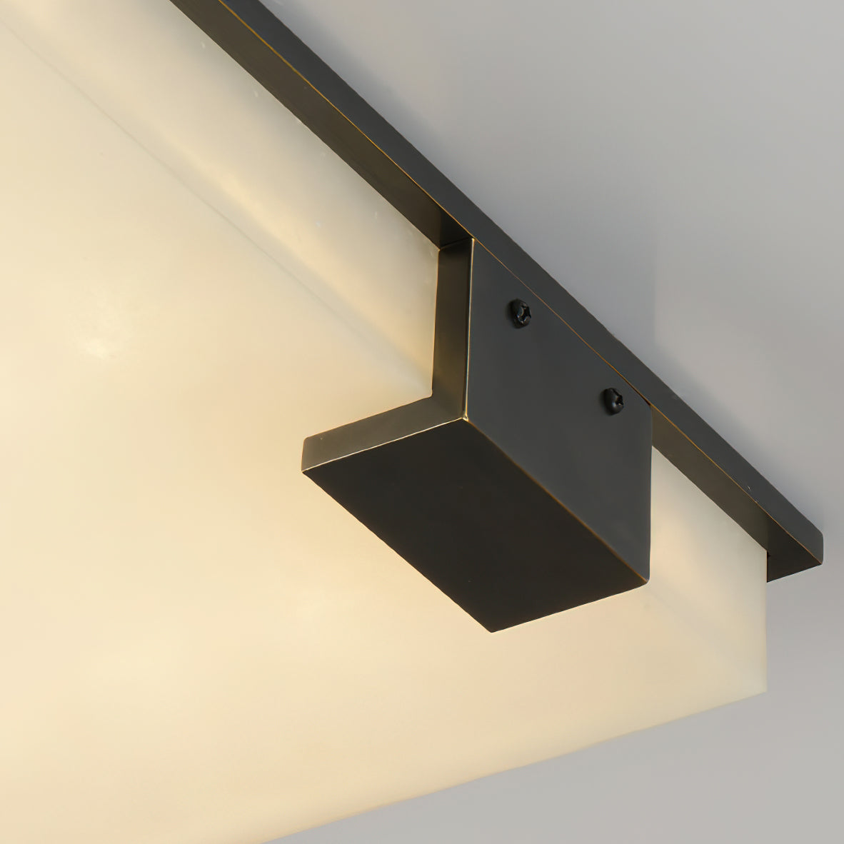 Covet Flush Mount Alabaster Ceiling Light