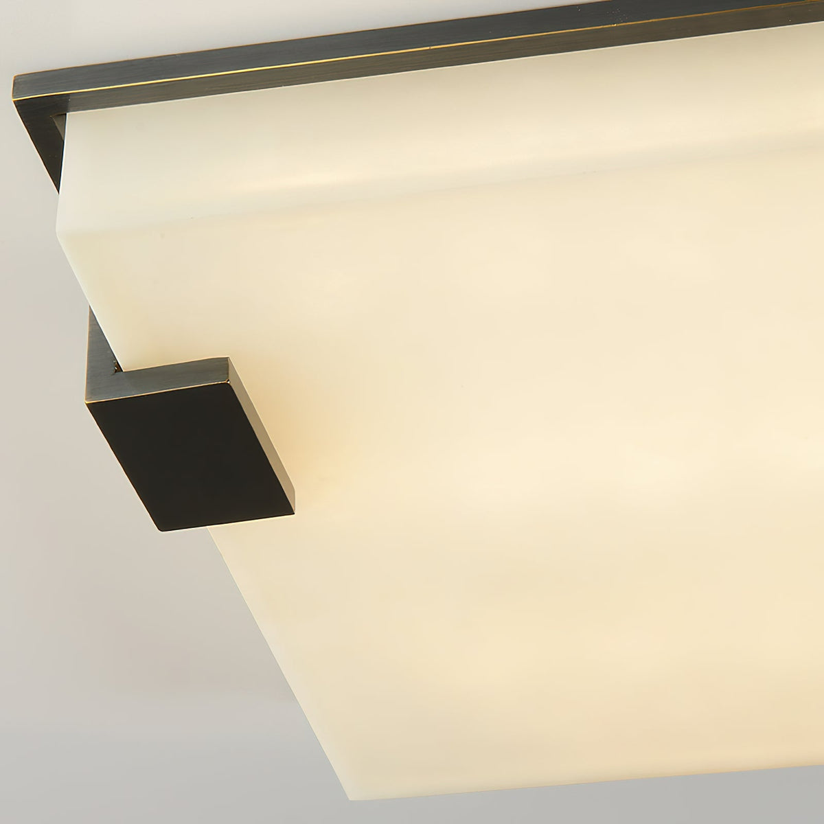 Covet Flush Mount Alabaster Ceiling Light