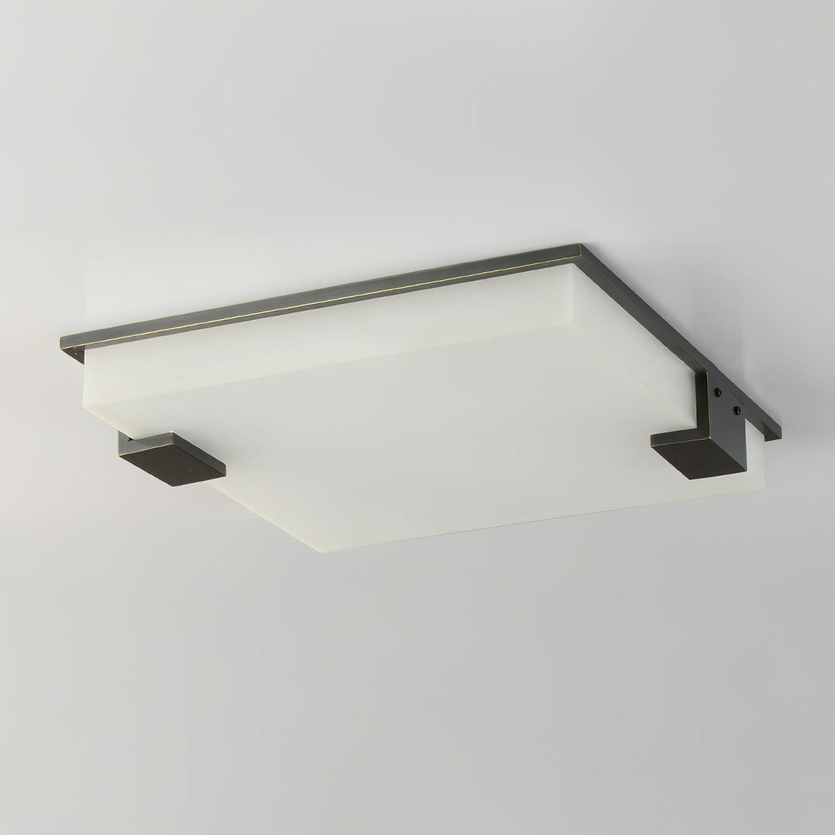 Covet Flush Mount Alabaster Ceiling Light
