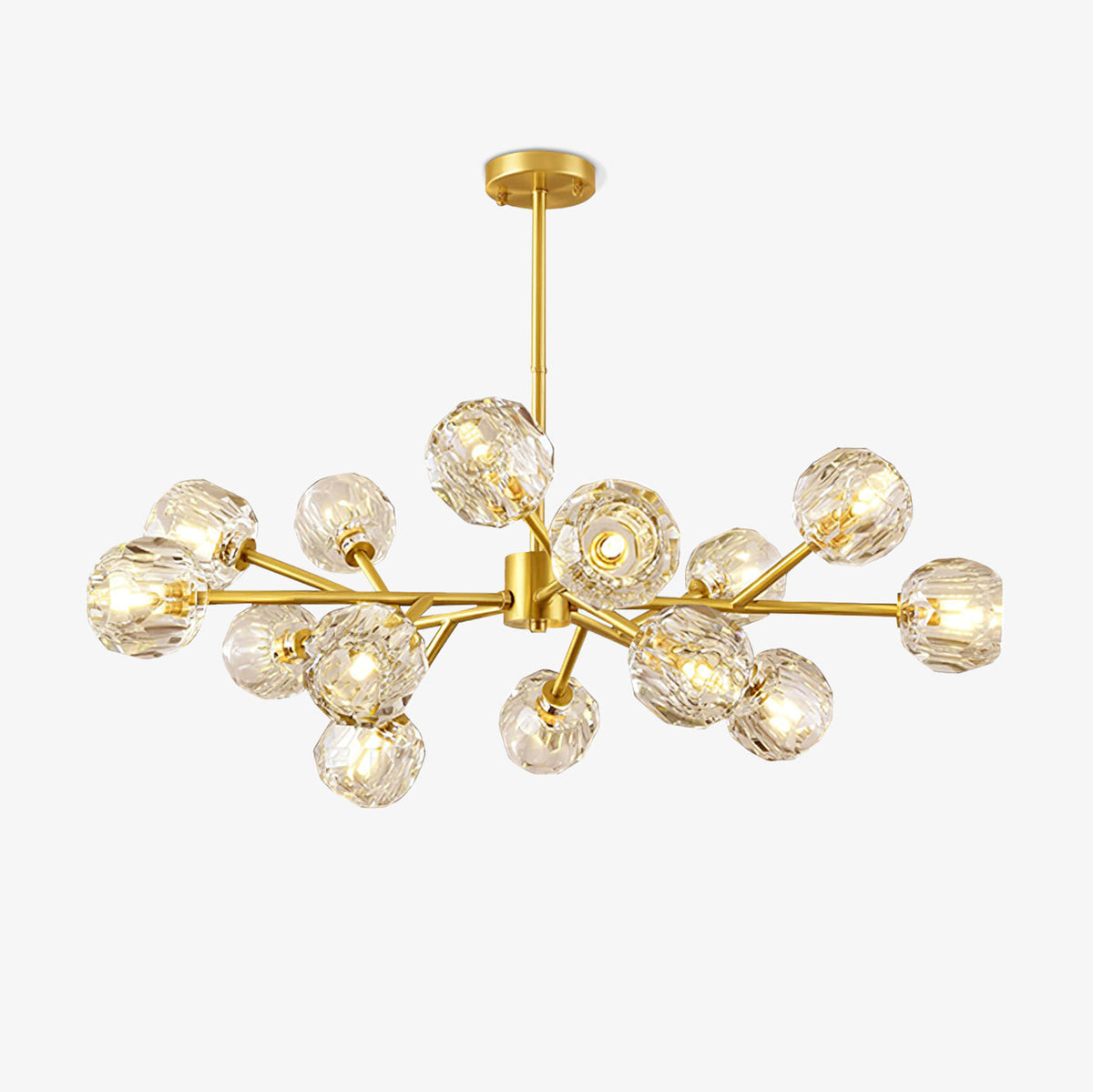 Crystal Ball Round Cluster Chandelier Chandelier