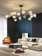 Crystal Ball Round Cluster Chandelier Chandelier