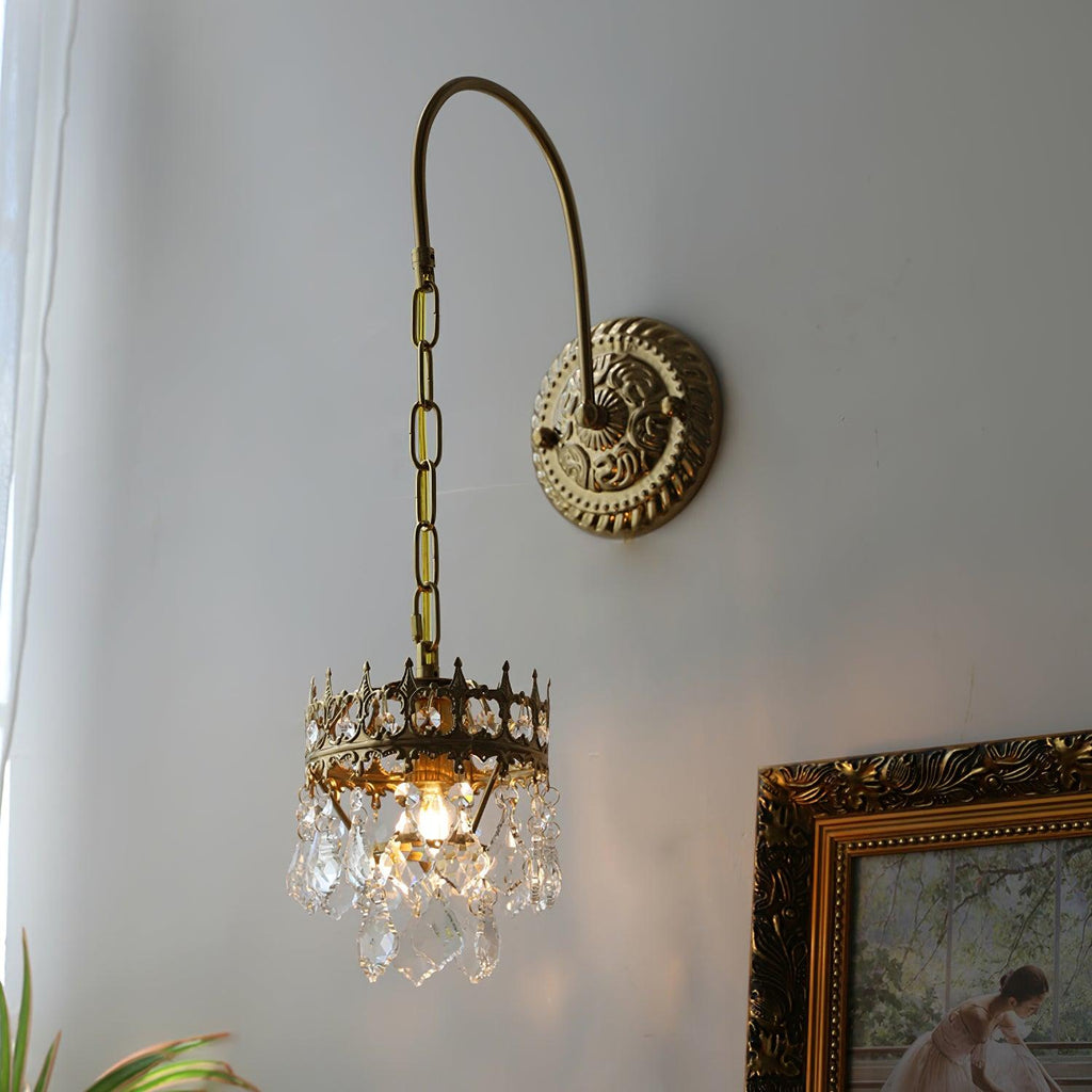 Crystal Crown Sconce Wall lamp