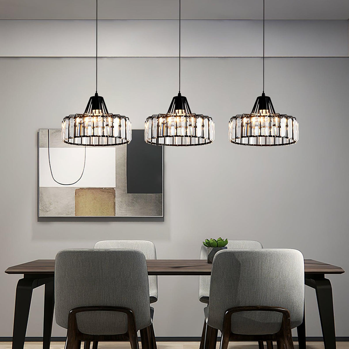 Crystal Drum Pendant Lamp Pendant light