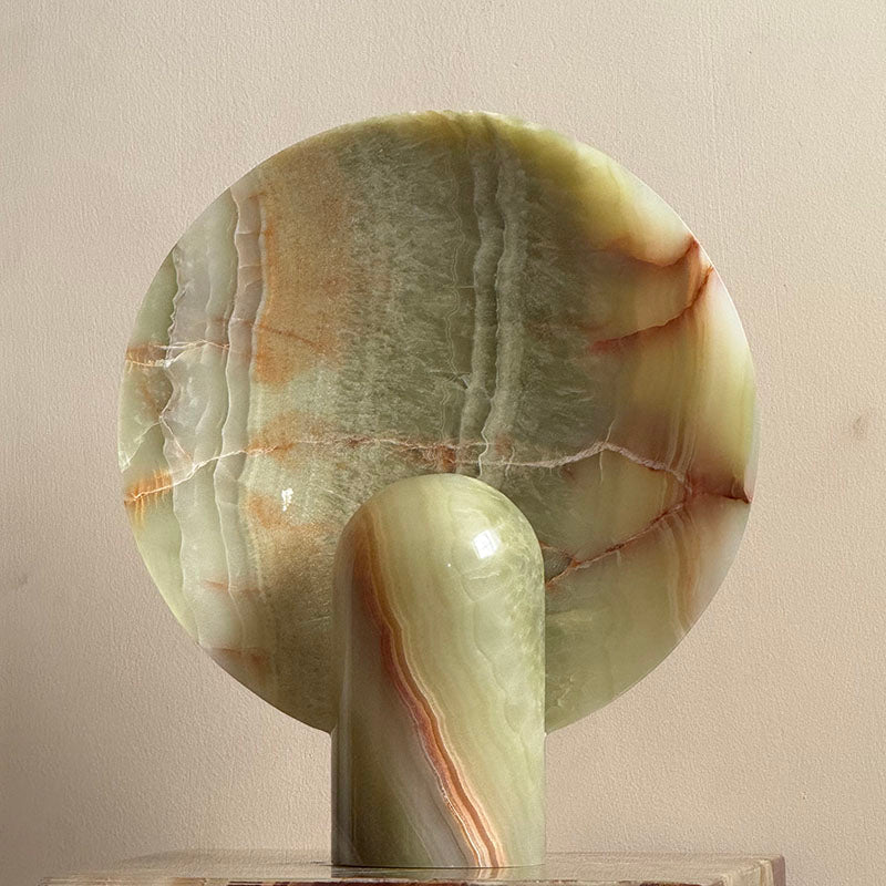 Fan Marble Table Lamp