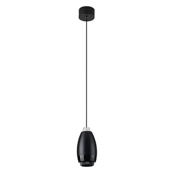 Dawn Pendant Light ∅ 2.6″ x H 5.5″ / Dia 6.5cm x H 14cm / Black / Warm Light Pendant light