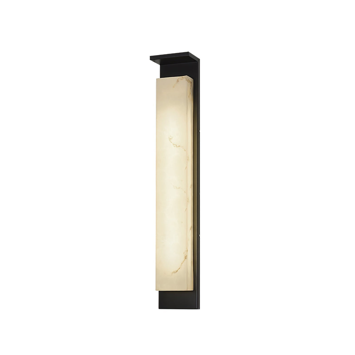 Delaney Outdoor Wall Light Model B L 6.3″ x W 4.7″ x H 39.4″ / Black & White / Warm Light Wall lamp
