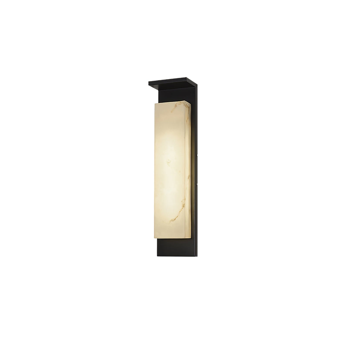 Delaney Outdoor Wall Light Model B L 6.3″ x W 4.7″ x H 23.6″ / Black & White / Warm Light Wall lamp