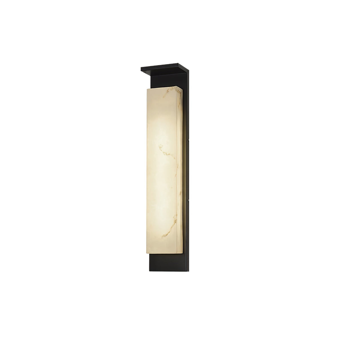 Delaney Outdoor Wall Light Model B L 6.3″ x W 4.7″ x H 31.5″ / Black & White / Warm Light Wall lamp