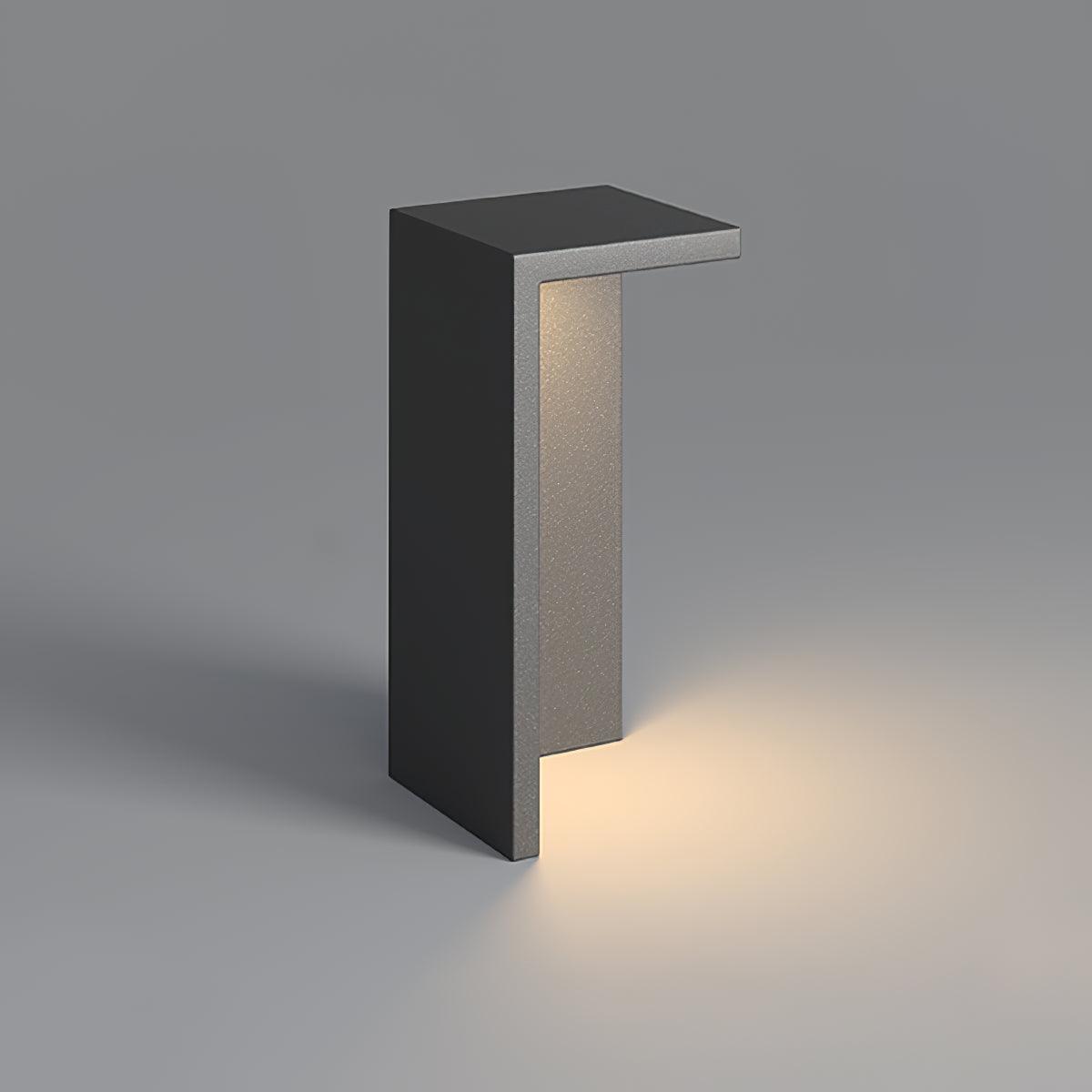 Desk Chair Garden Light ∅ 9.8″ x H 23.6″ / Dia 25cm x H 60cm / Dark Gray / Warm Light Table lamp