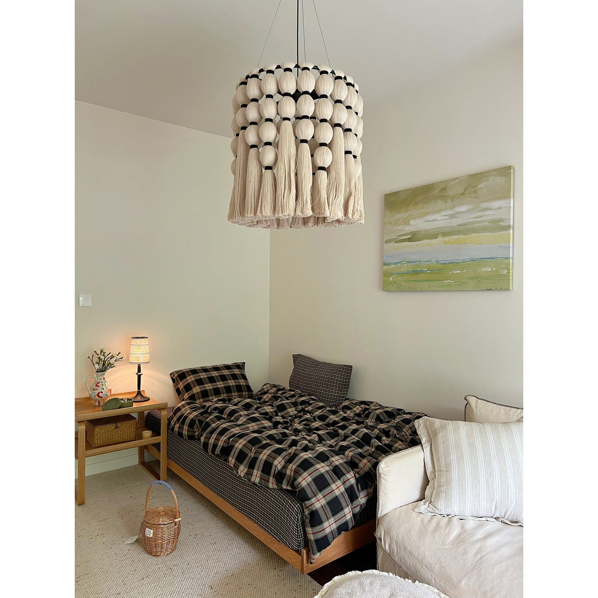 Devon Black Table Lamp (Built-in Battery)