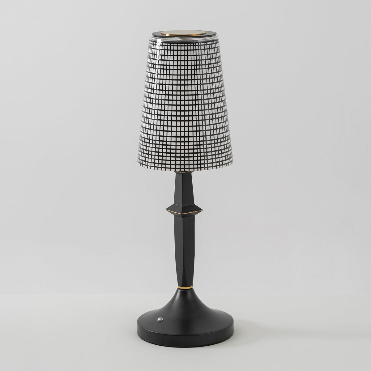 Devon Black Table Lamp (Built-in Battery)