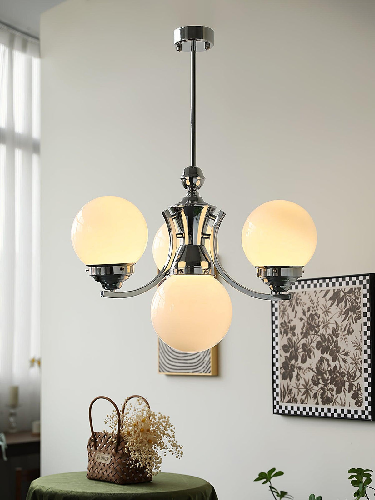 Dewdrop Globe Chandelier Chandelier