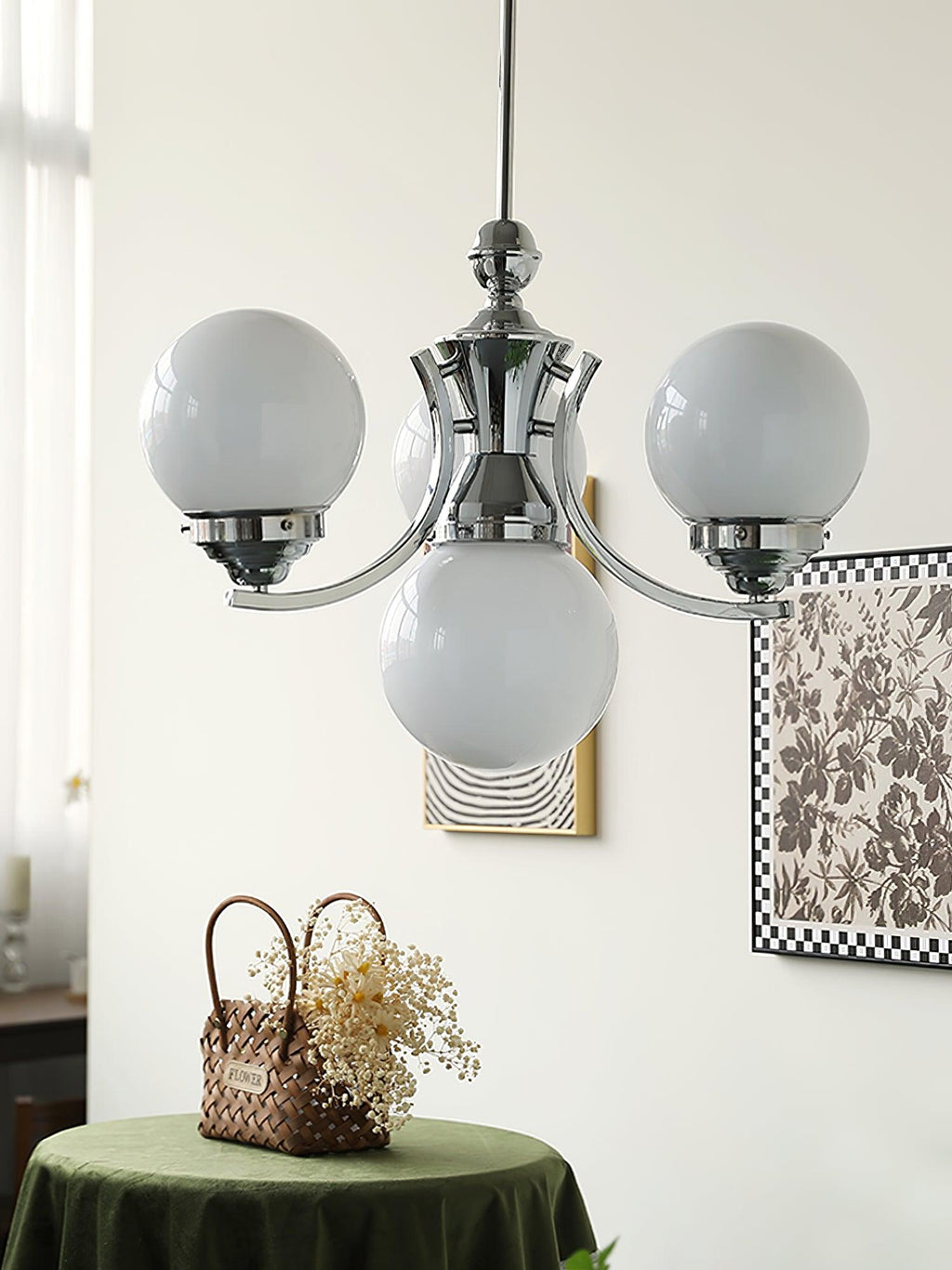 Dewdrop Globe Chandelier Chandelier