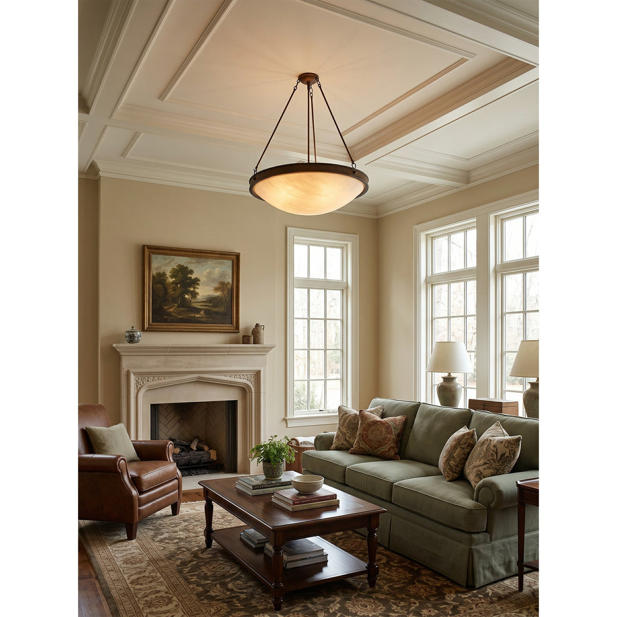 Dionne Alabaster Ceiling Lamp