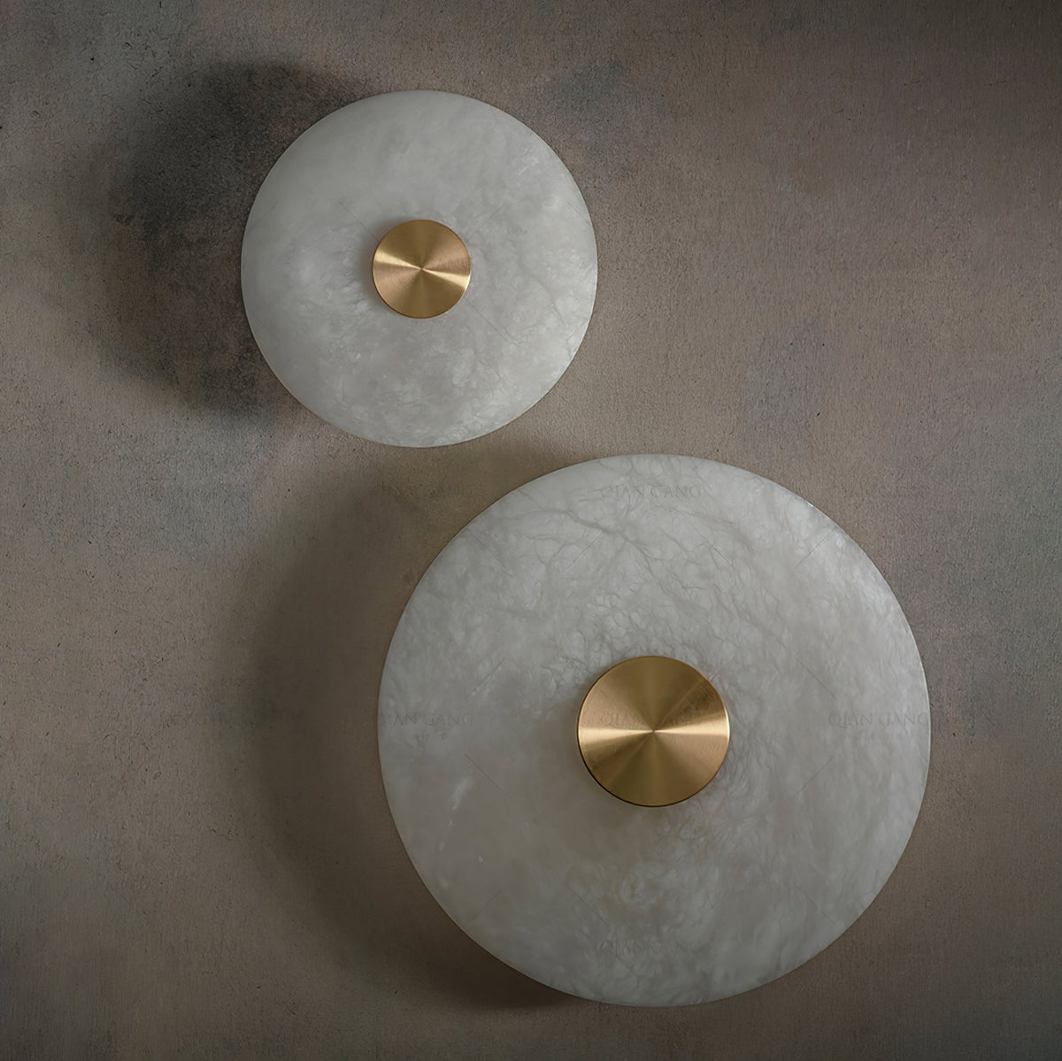 Disc Shaped Alabaster Wall Light Wall lamp