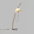 Dornstab Floor Lamp ? 18.5″ x H 66.9″ / Dia 47cm x H 170cm / Wood colour & White fabric / US Plug Floor lamp