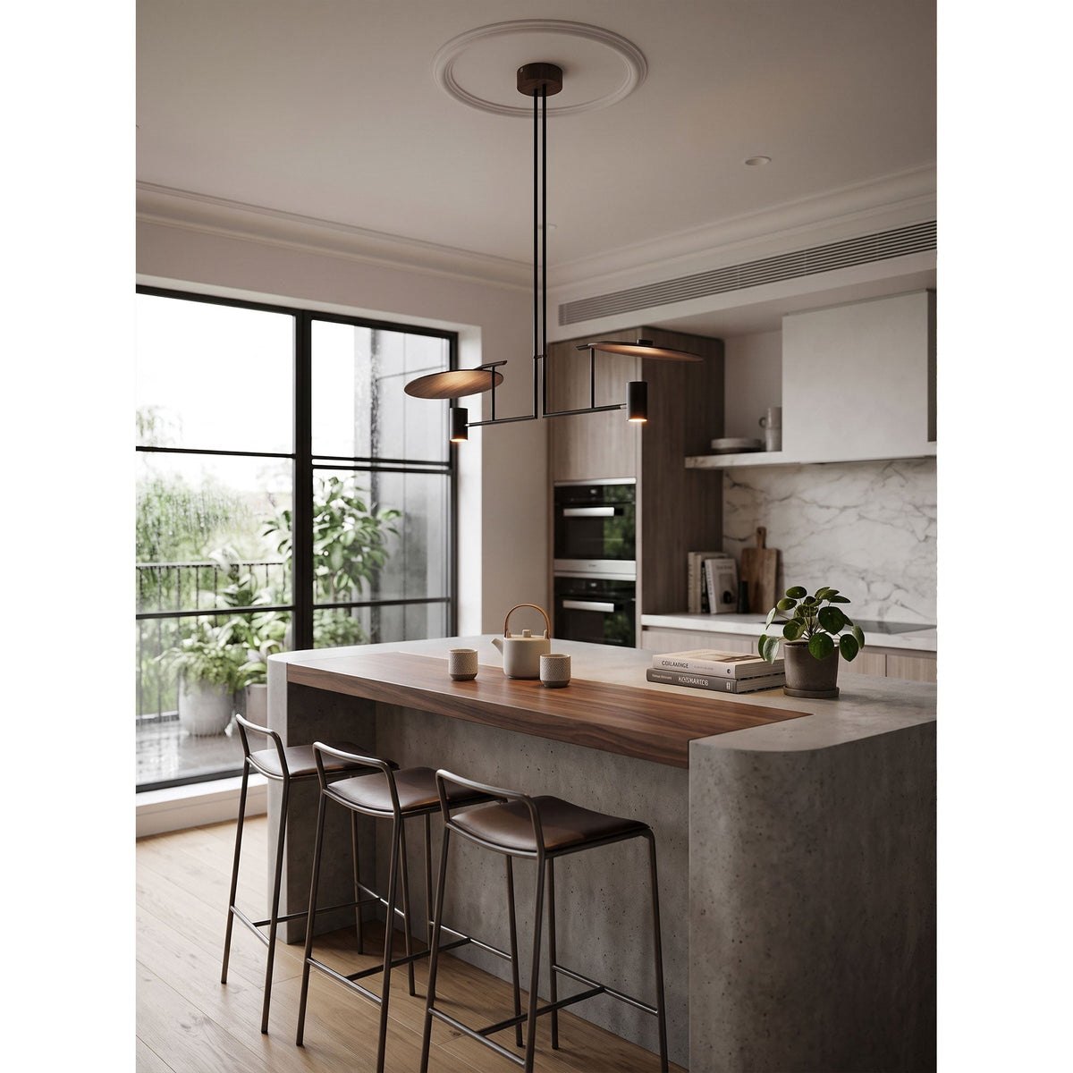 Dot Linear Chandelier