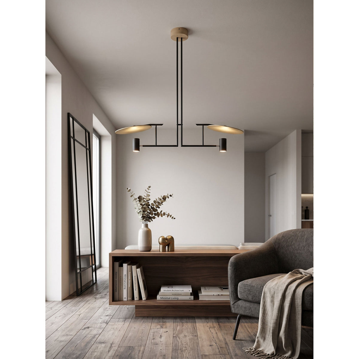 Dot Linear Chandelier