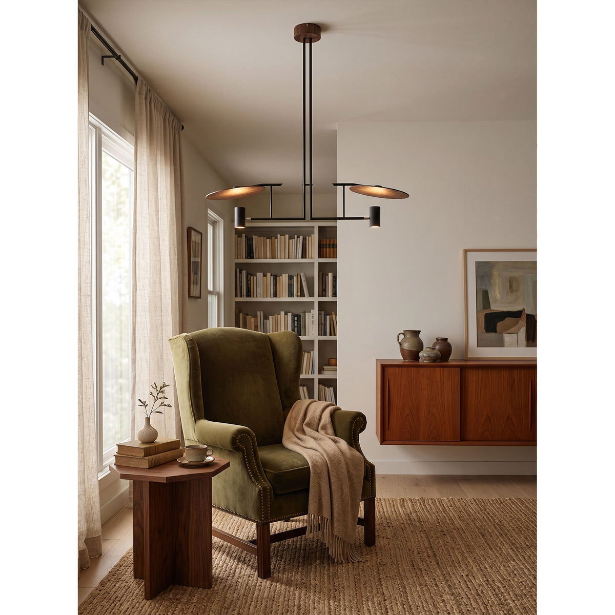 Dot Linear Chandelier