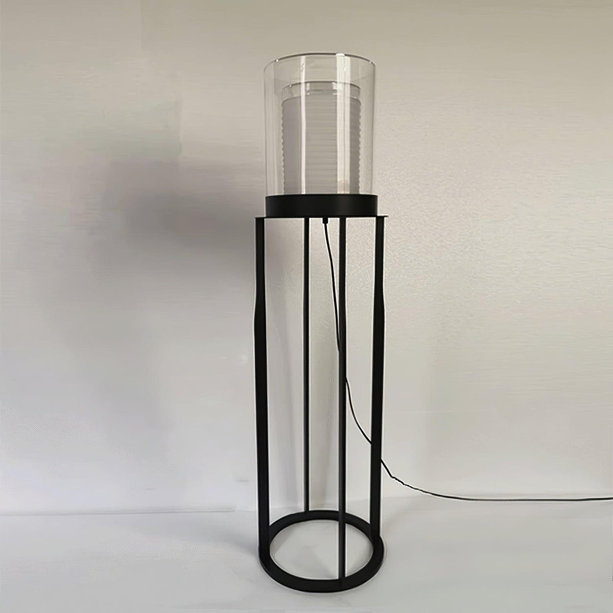 Dual Cylinder Glass Floor Lamp Floor lamp