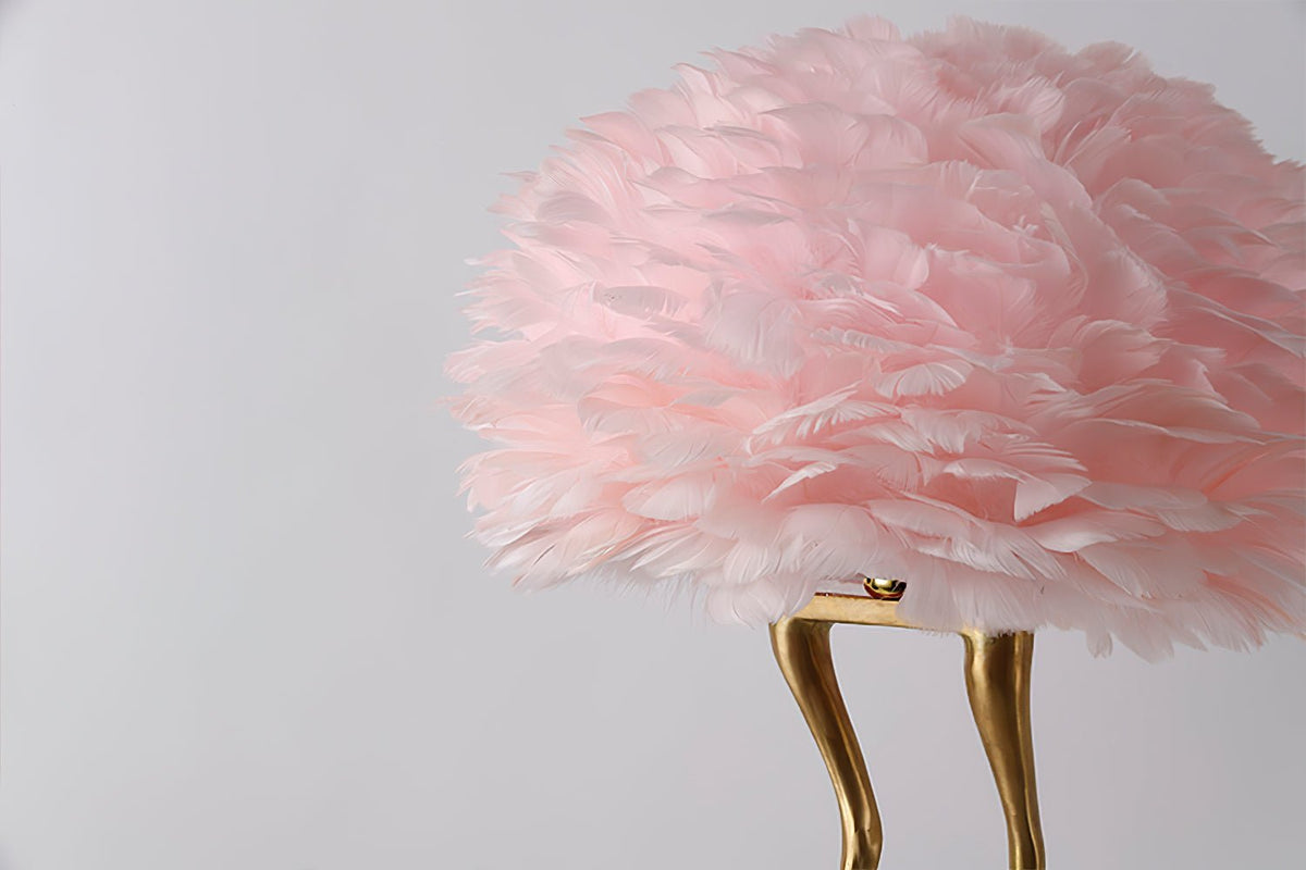 Duck Feet Feather Table Lamp Table lamp