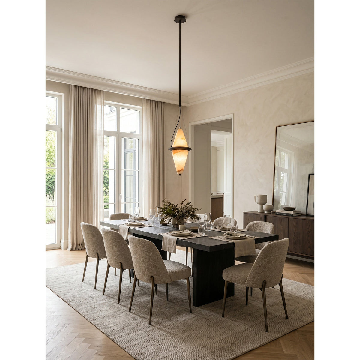 Elaris Alabaster Pendant Lamp