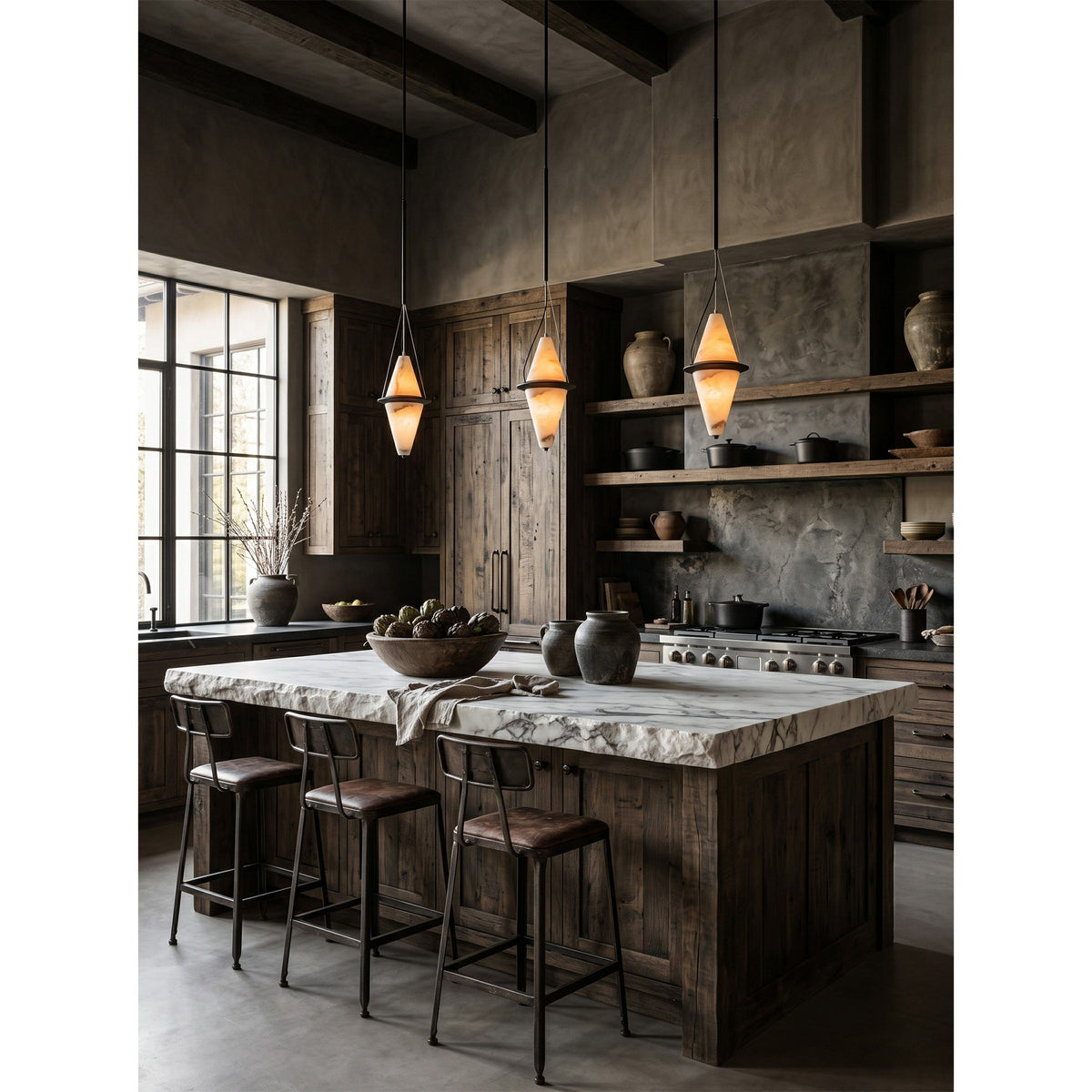 Elaris Alabaster Pendant Lamp