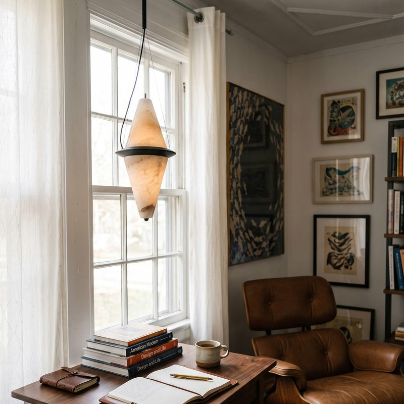 Elaris Alabaster Pendant Lamp