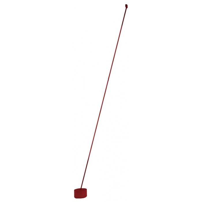 Elastica Arbitrary Floor Lamp ∅ 5.1″ x H 126″ / Red / US Plug Floor lamp