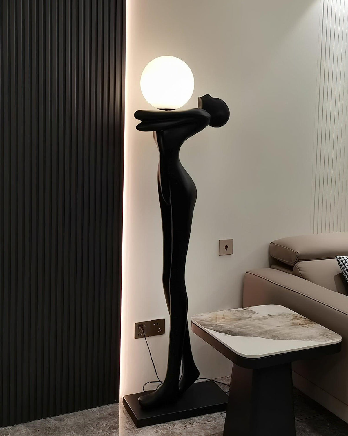 Embrace Ball Sculpture Floor Lamp Floor lamp