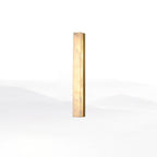 Emerson Wall Lamp ? 2.4″ x H 23.6″ / Dia 6cm x H 60cm / Brass & White / Warm Light Wall lamp