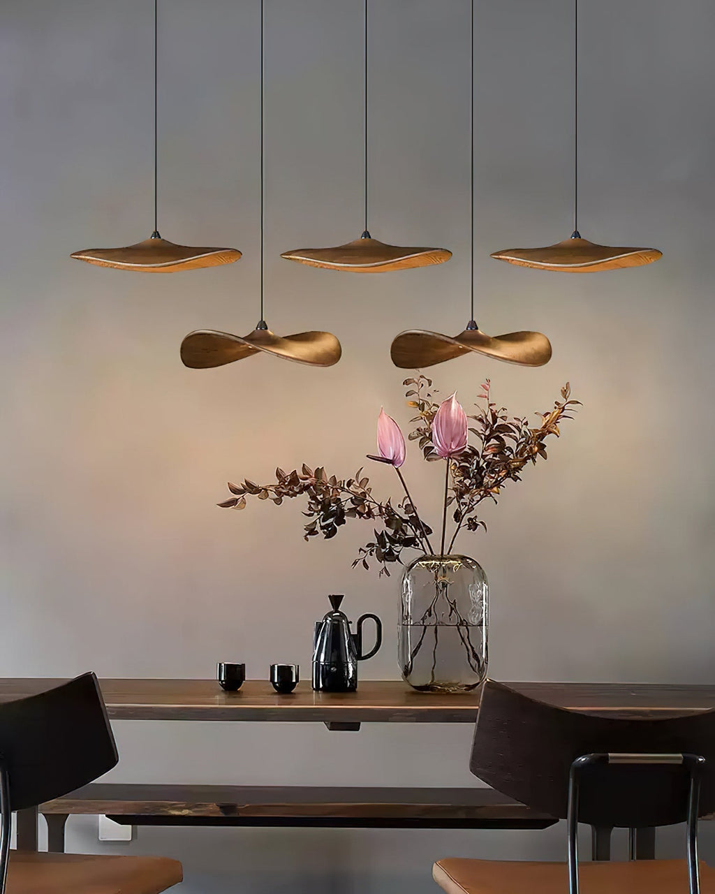 Empty Leaf Chandelier Chandelier