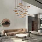 Empty Leaf Chandelier Chandelier