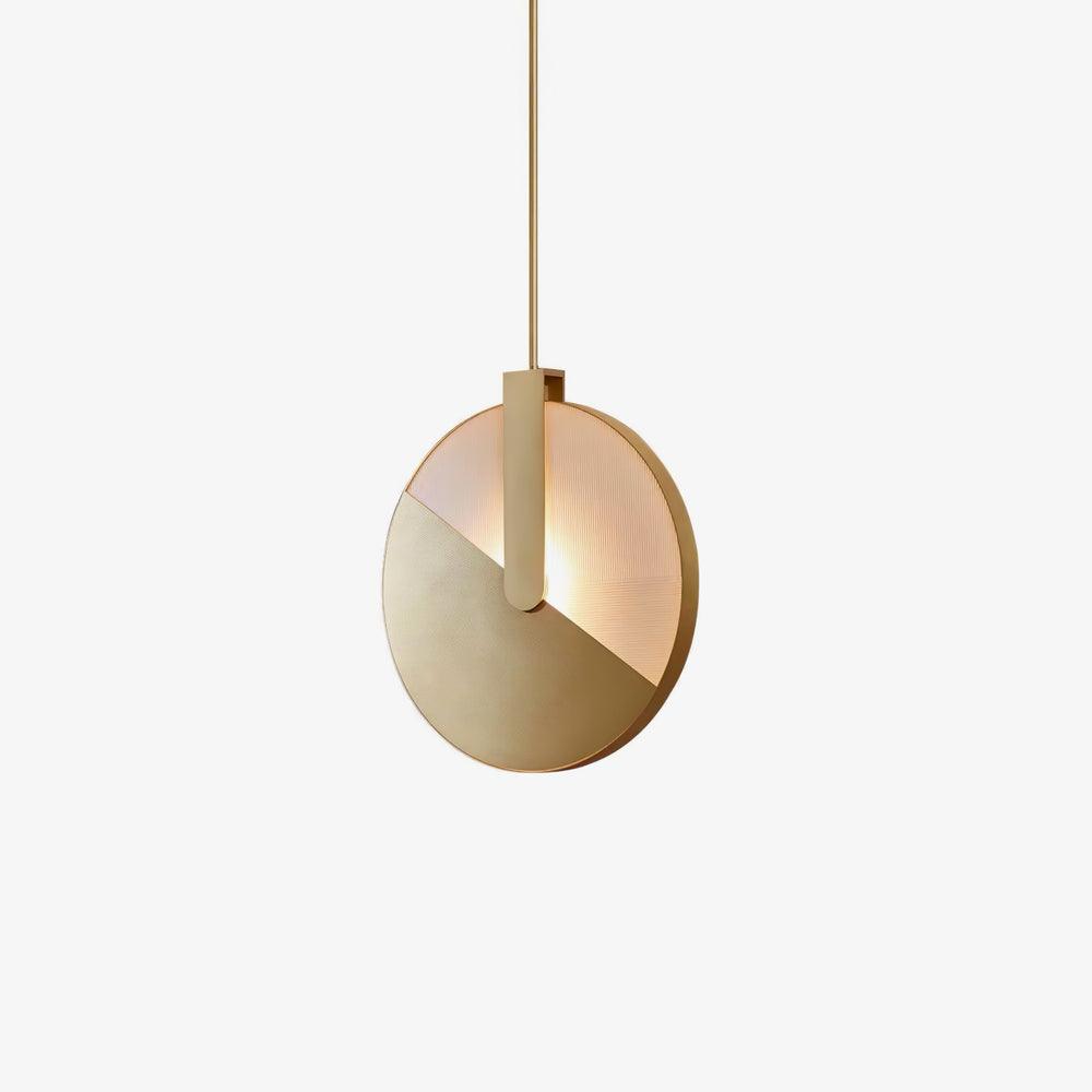 Sunset Pendant Lamp ∅ 11″ x H 13″ / Dia 28cm x H 33cm / Gold & Translucent / Warm Light Pendant light