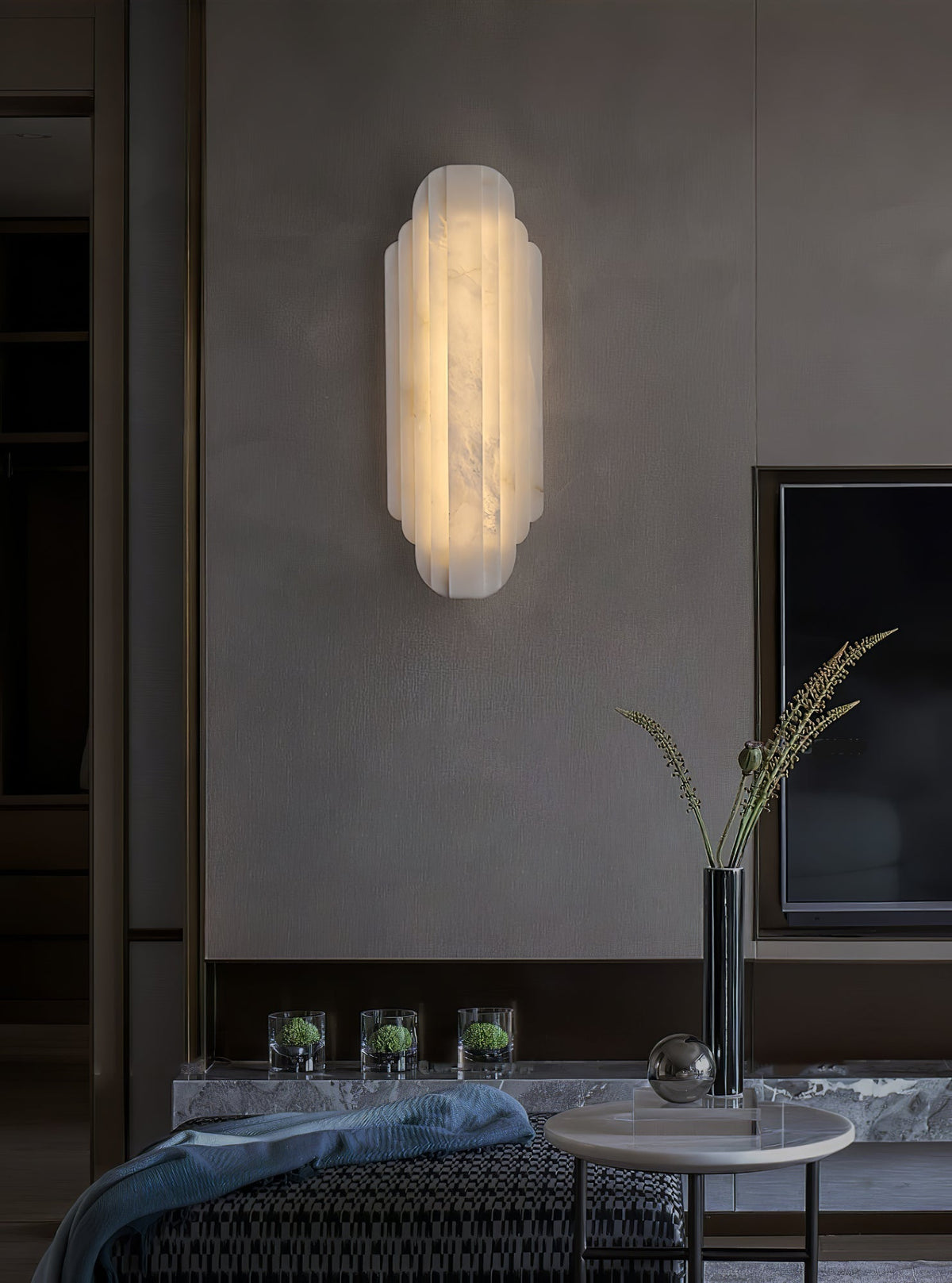 Estelle Alabaster Wall Sconce 1001 Wall lamp