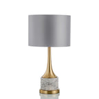 Expino Table Lamp ? 13.4″ x H 25.2″ / Dia 34cm x H 64cm / Gold & Grey / US plug Table lamp