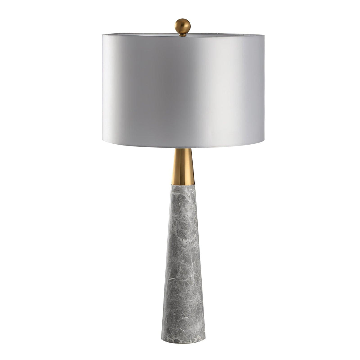 Expino Table Lamp ? 14.9″ x H 27.6″ / Dia 38cm x H 70cm / Gold & Grey / US plug Table lamp