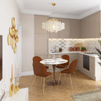Round Shell Chandelier Chandelier