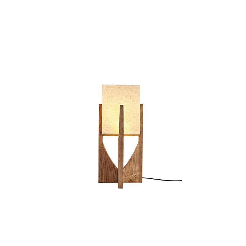 Fairbanks Floor Lamp ? 9.1″ x H 20.5″ / Dia 23 cm x H 52 cm / Dark wood color / US plug Floor lamp