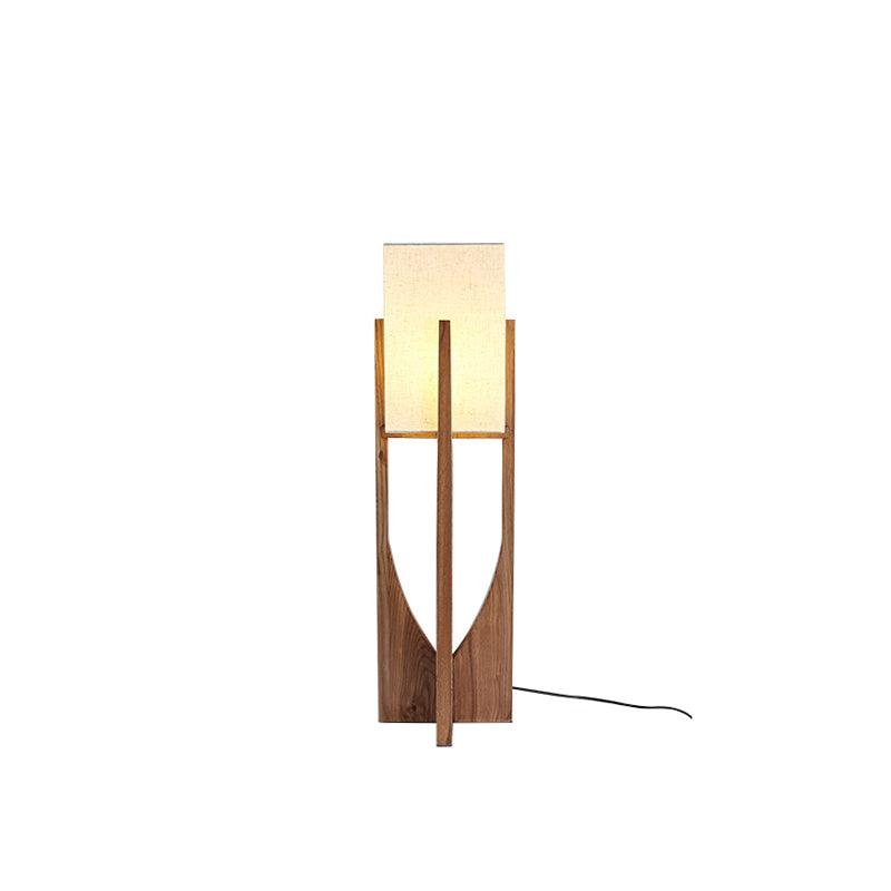 Fairbanks Floor Lamp ? 9.1″ x H 32.3″ / Dia 23 cm x H 82 cm / Dark wood color / US plug Floor lamp