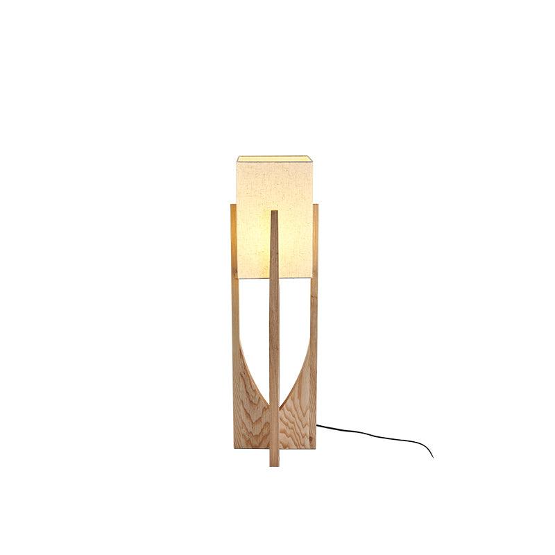 Fairbanks Floor Lamp ? 9.1″ x H 32.3″ / Dia 23 cm x H 82 cm / Nature wood color / US plug Floor lamp